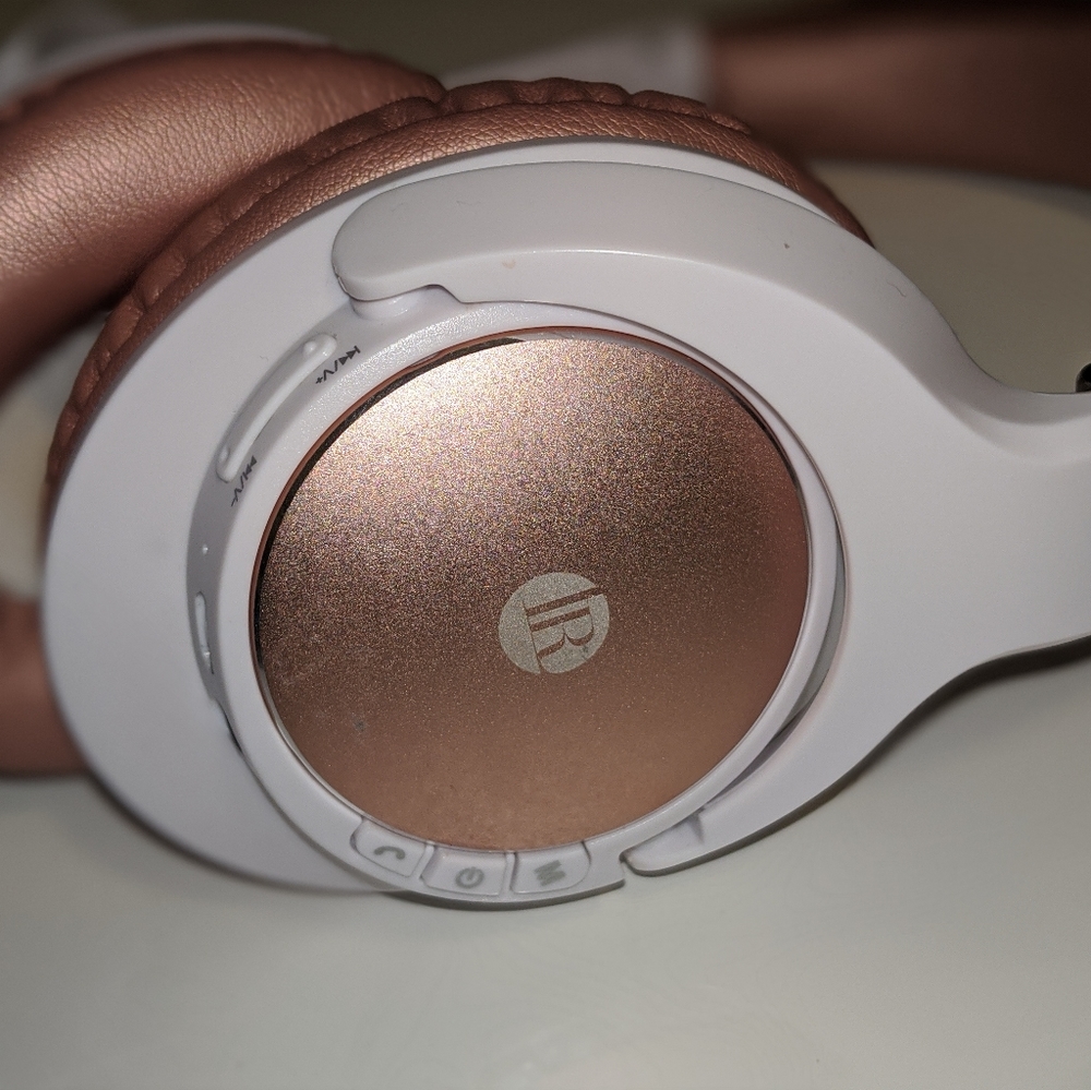 *SOLD*Rose Gold Bluetooth Over Ear Headphones